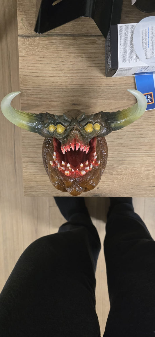 3D-Maske „Uki“ – Handbemaltes Horror-Einzelstück