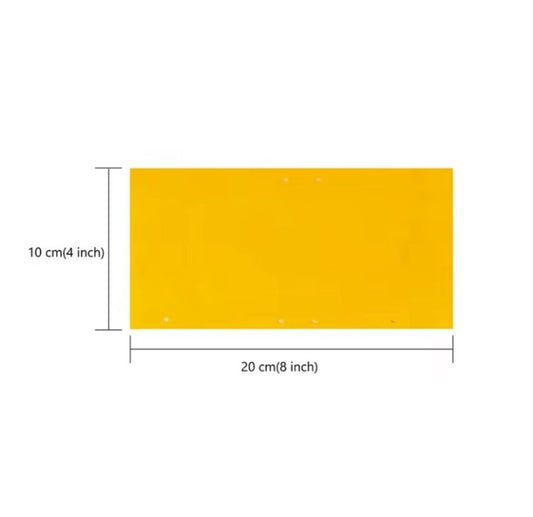 Gelbtafeln 20 Stück (20×10 cm)